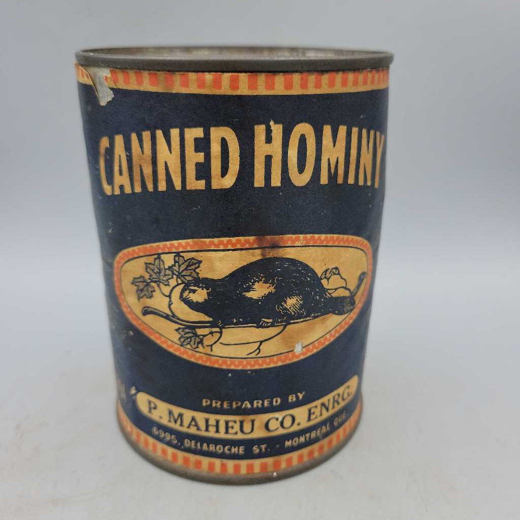 Canned Hominy tin (Jef)