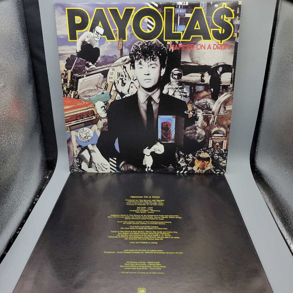 Payolas " Hammer on a drum" LP (JAS) Excellent