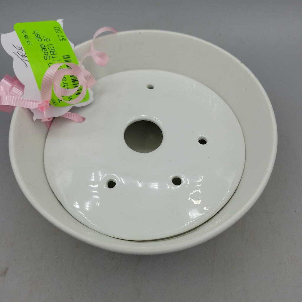 Meakin Soap dish w strainer (TRE)