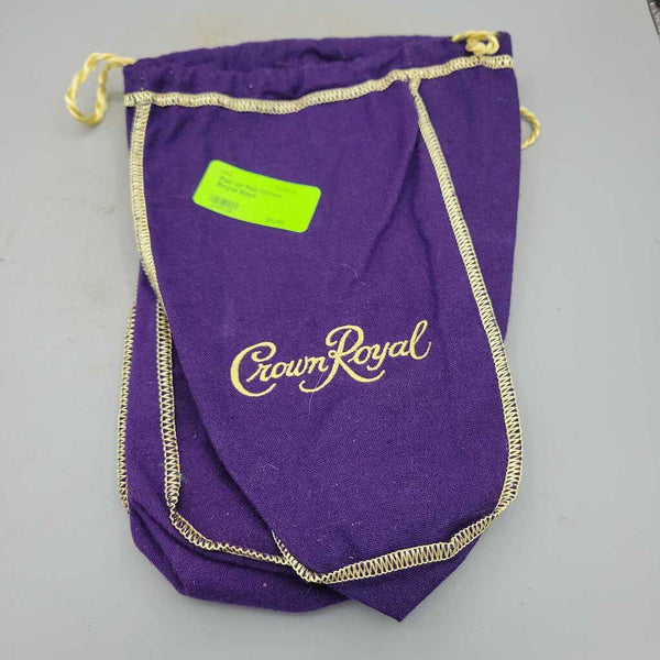 Pair of Felt Crown Royal Bags