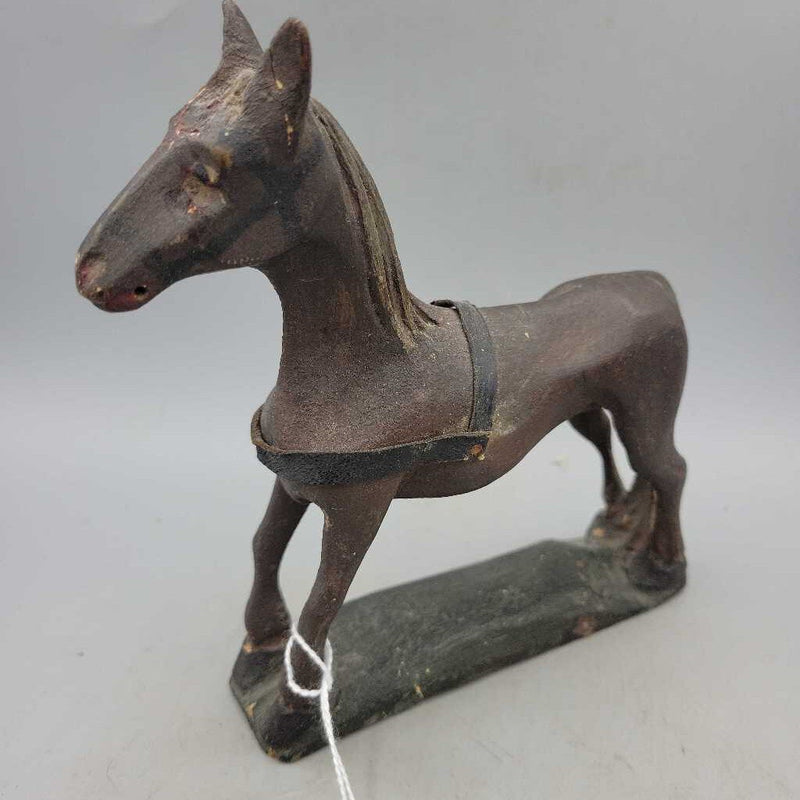 Antique Folk Art Wooden Horse (JAS)