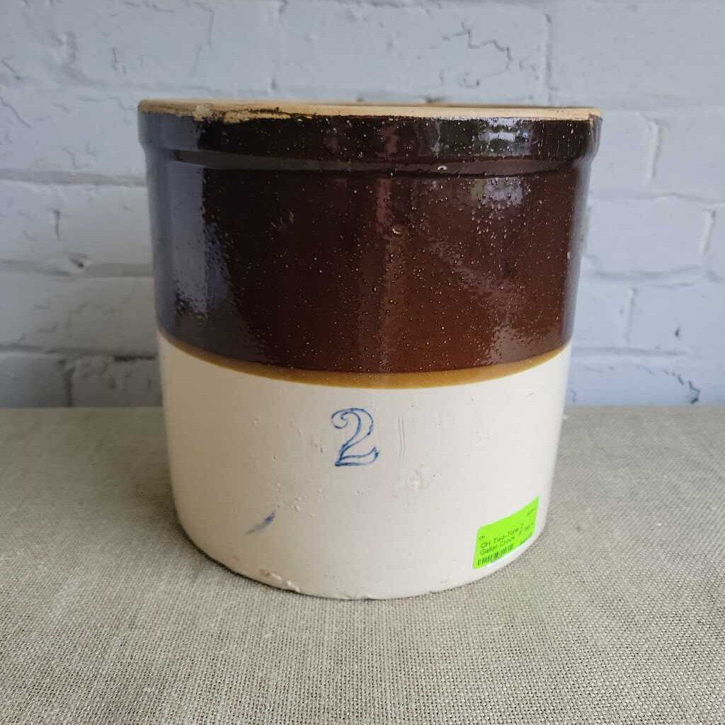 Two-Tone 2 Gallon Crock