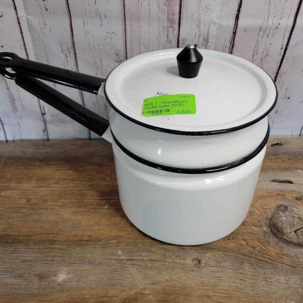 7 " Enamelware Double boiler (NUR) 21