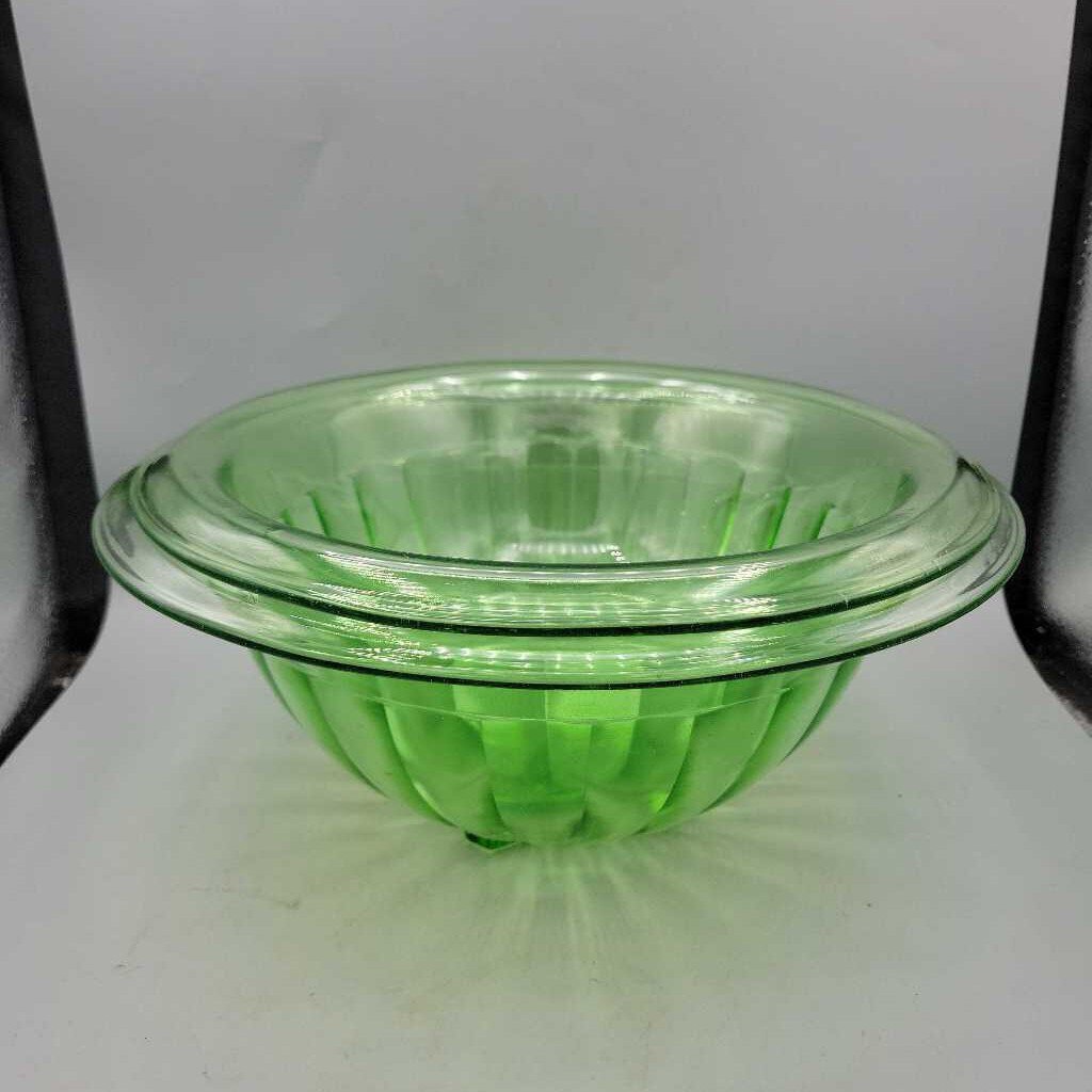 Hazel Atlas Depression Glass Bowls Pair (JL)