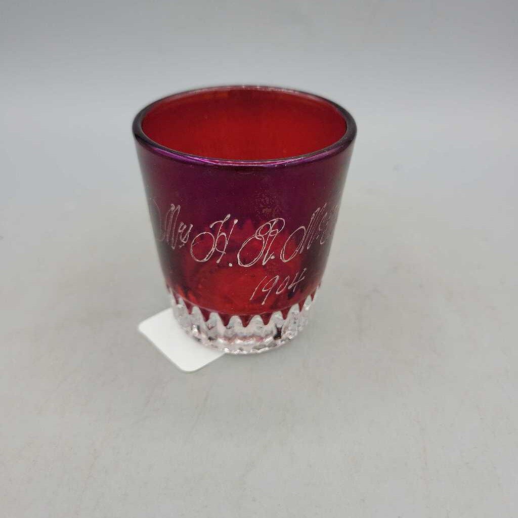 1904 Ruby Flash Glass (JAS)