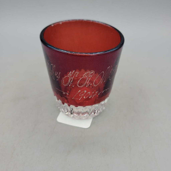 1904 Ruby Flash Glass (JAS)