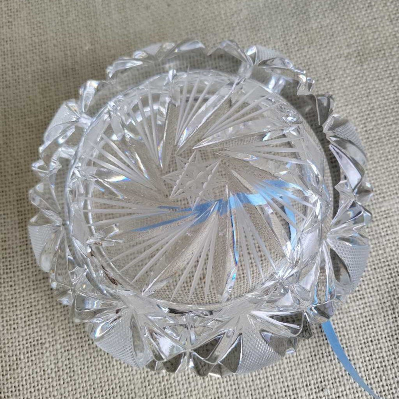 Leaded Crystal Ashtray with match strike (M2) 4008