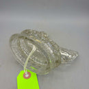 Chicken Glass Candy Holder Hen (JEF)