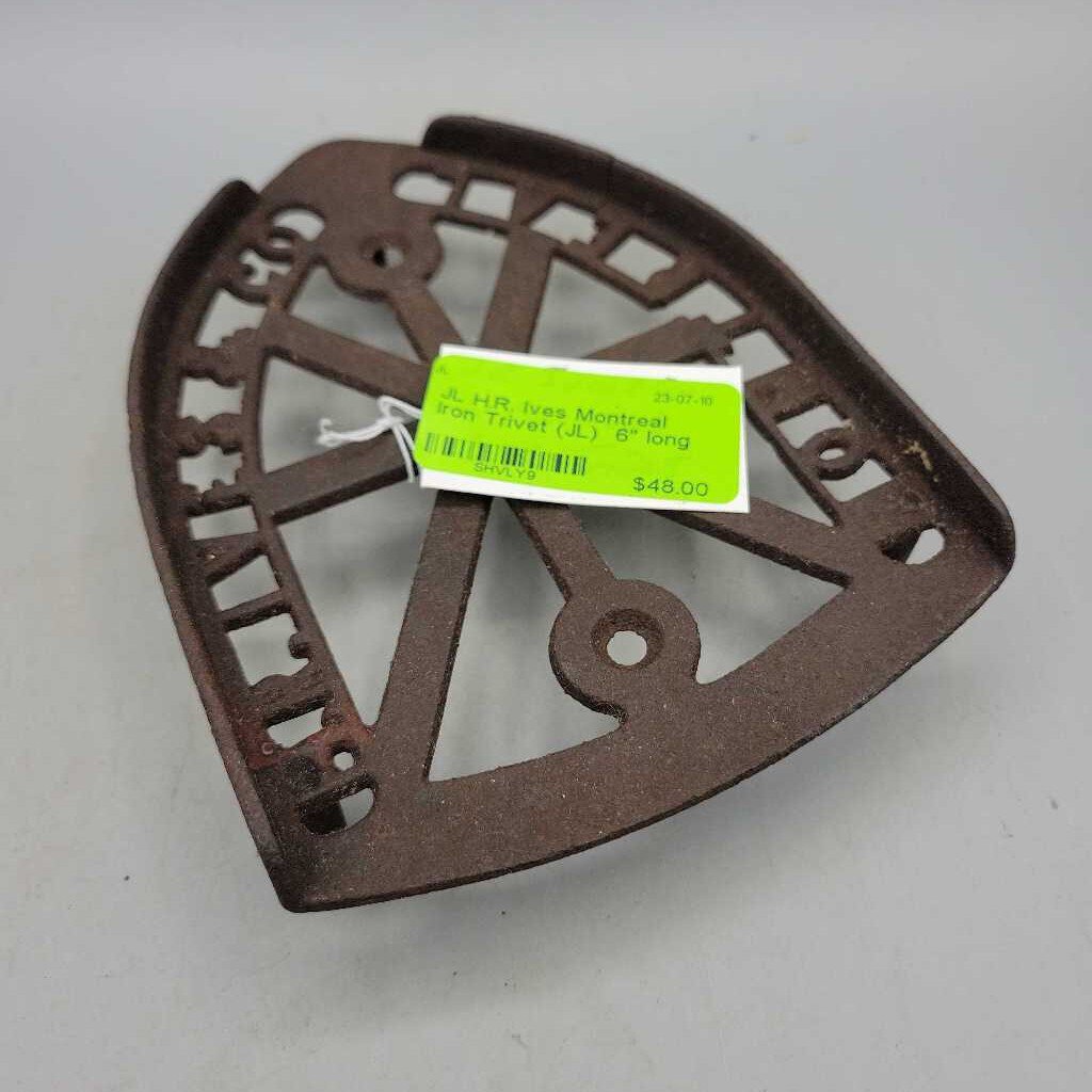 H.R. Ives Montreal Iron Trivet (JL)