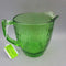Green Depression Uranium Glass 1930 Pitcher (GEC)