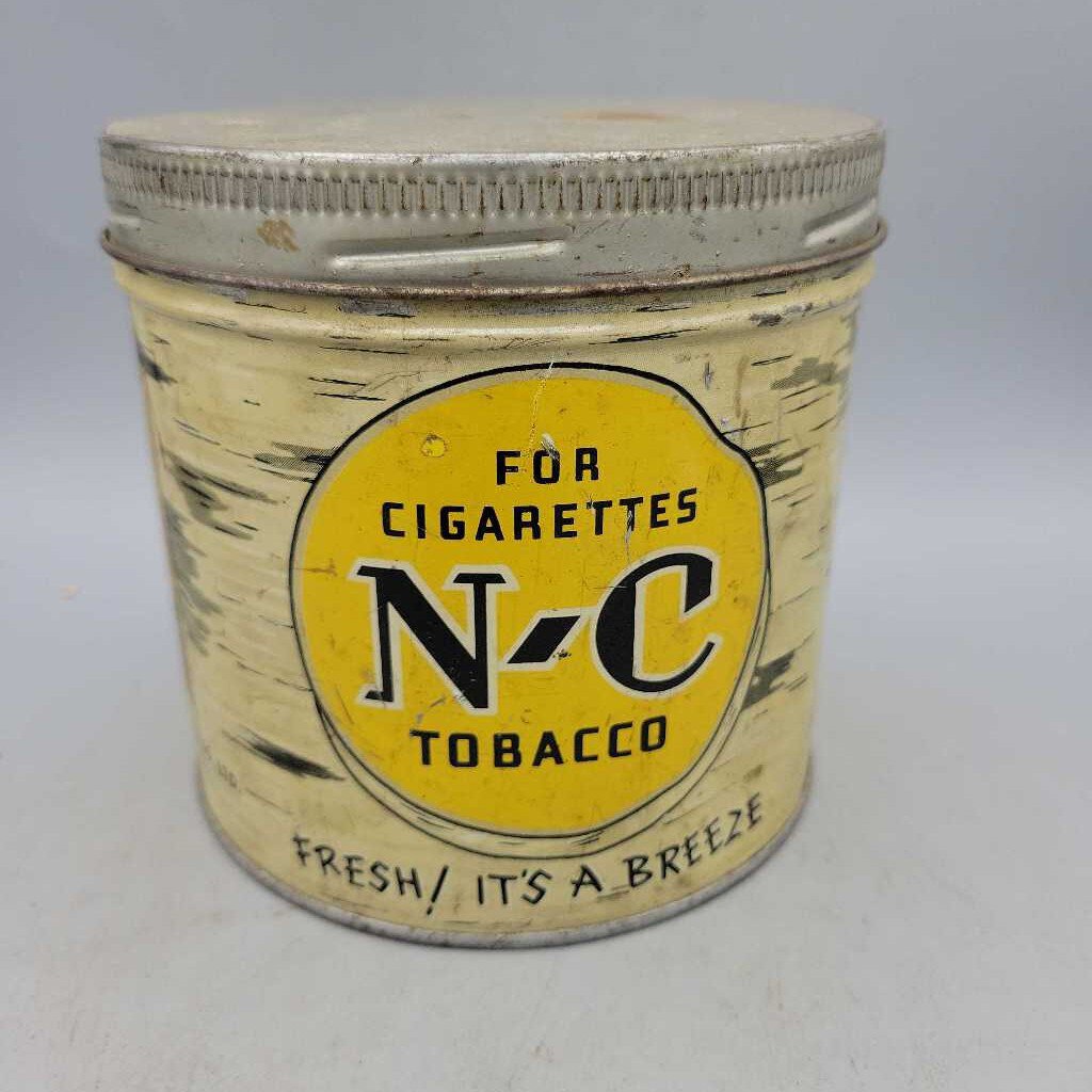 N C Tobacco Tin Quebec Rare (JEF)