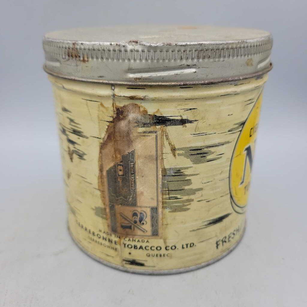 N C Tobacco Tin Quebec Rare (JEF)