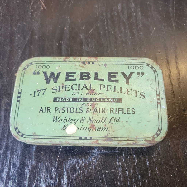 Webley Pellet tin (JAS)
