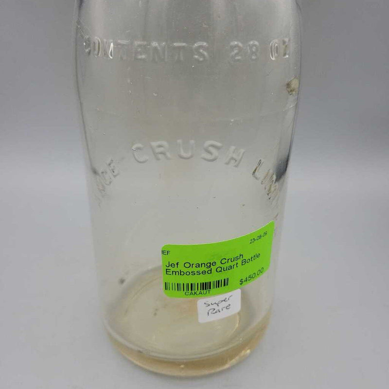Orange Crush Embossed Quart Bottle (Jef)