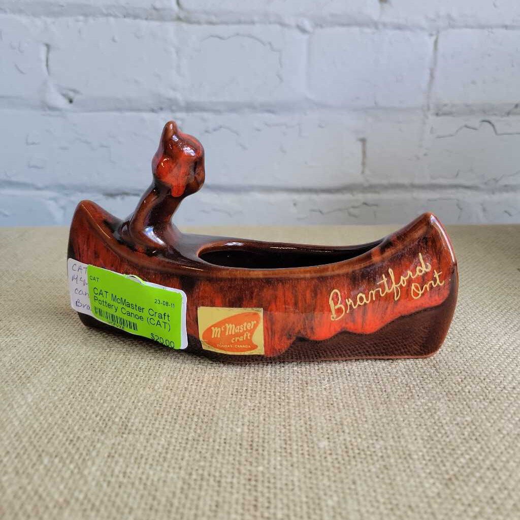 McMaster Craft Pottery Canoe (CAT) B188