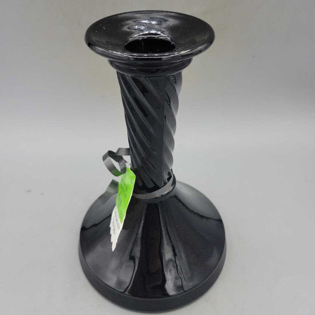 Black amethyst Twisted Mcm Candle holder (TRE)