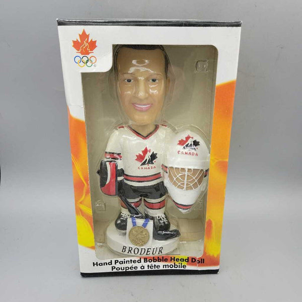 Team Canada Hand Painted Bobble Head Brodeur (JAS)