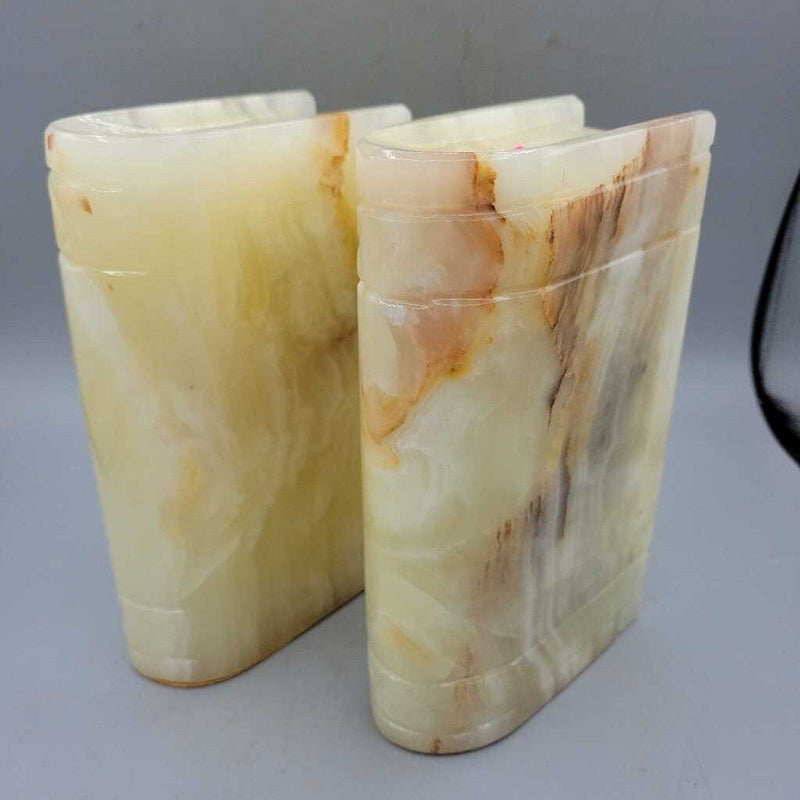 Polished Marble Bookends (JAS)