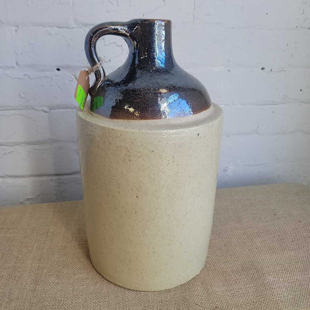 Two Tone Stoneware Whiskey Jug Medalta (OH)