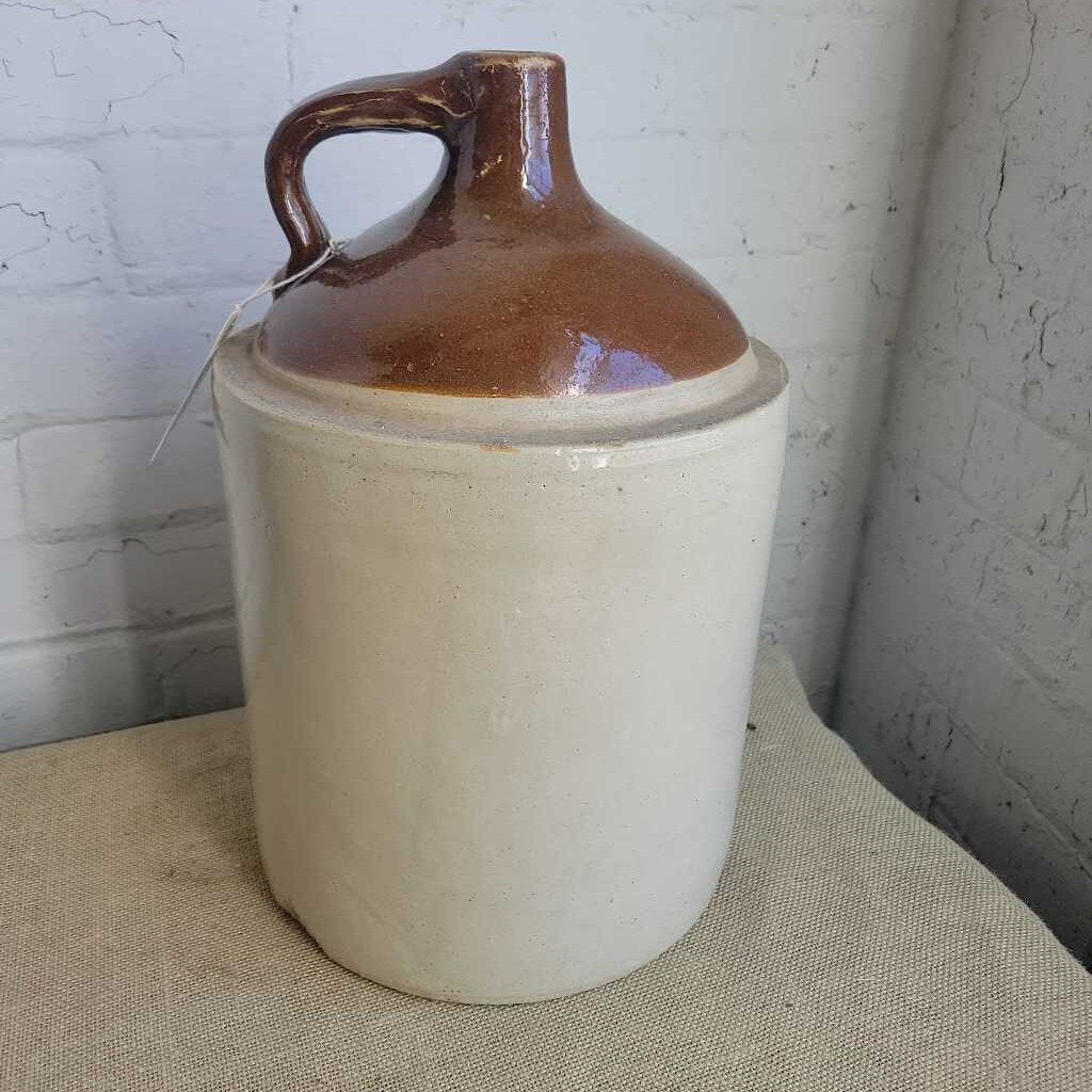 Two Tone Ceramic Moonshine Jug (OH)