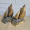 Pair of Sailboat bookends (COL 1175)