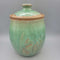 Glazed Pottery Cookie Jar with Lid by Ed McGee of North Bay, Ontario 1963