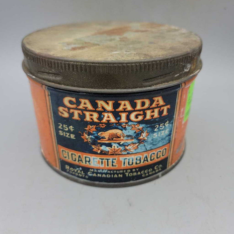 Canada Straight Tobacco Tin (JL)