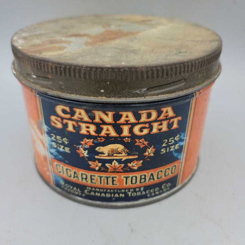 Canada Straight Tobacco Tin (JL)