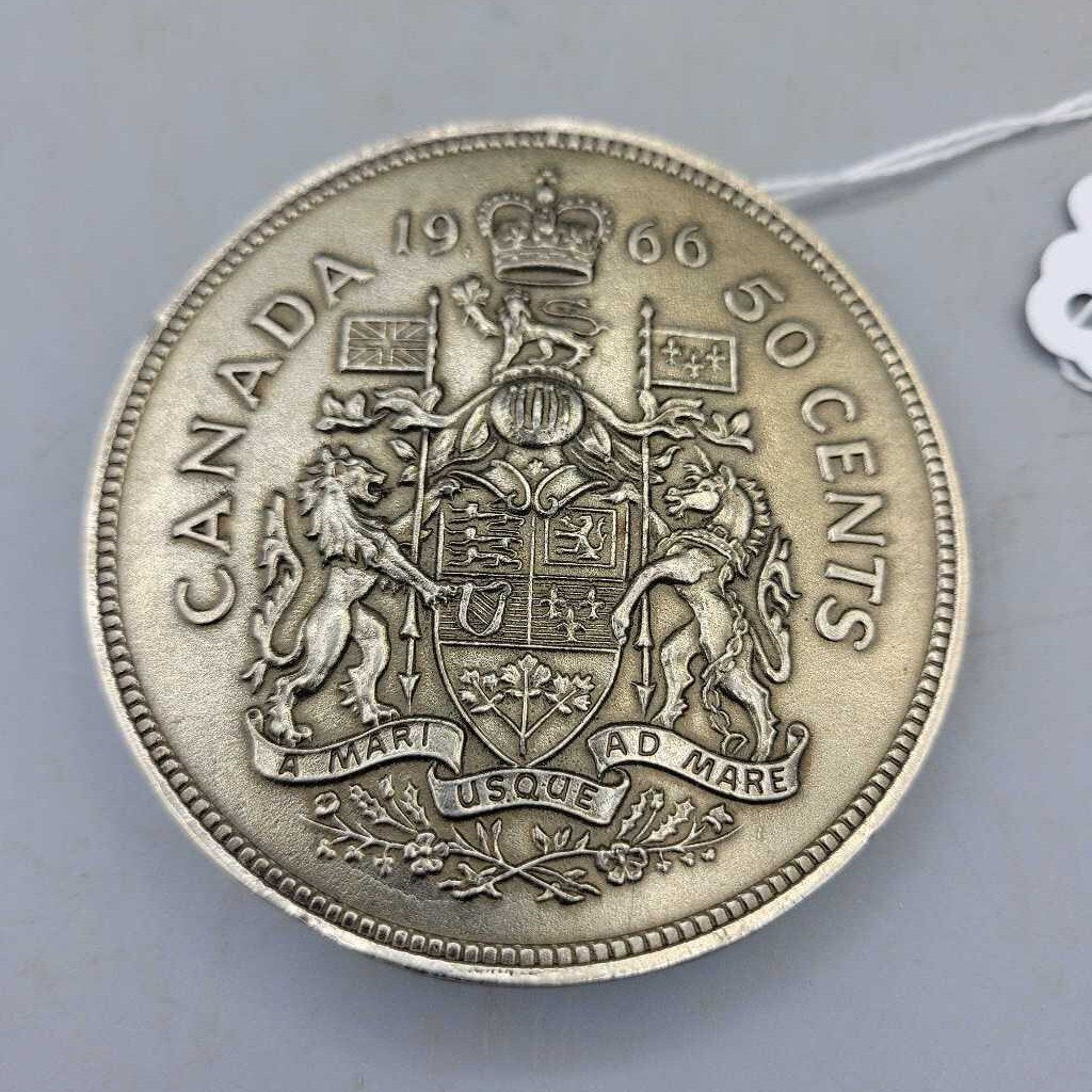 Canada 50c 1966 Belt Buckle (BS)