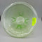 9" Green Uranium Glass Bowl (GEC)