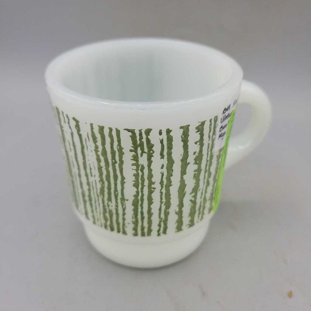 Fire King Mug (RHA) Green Bar