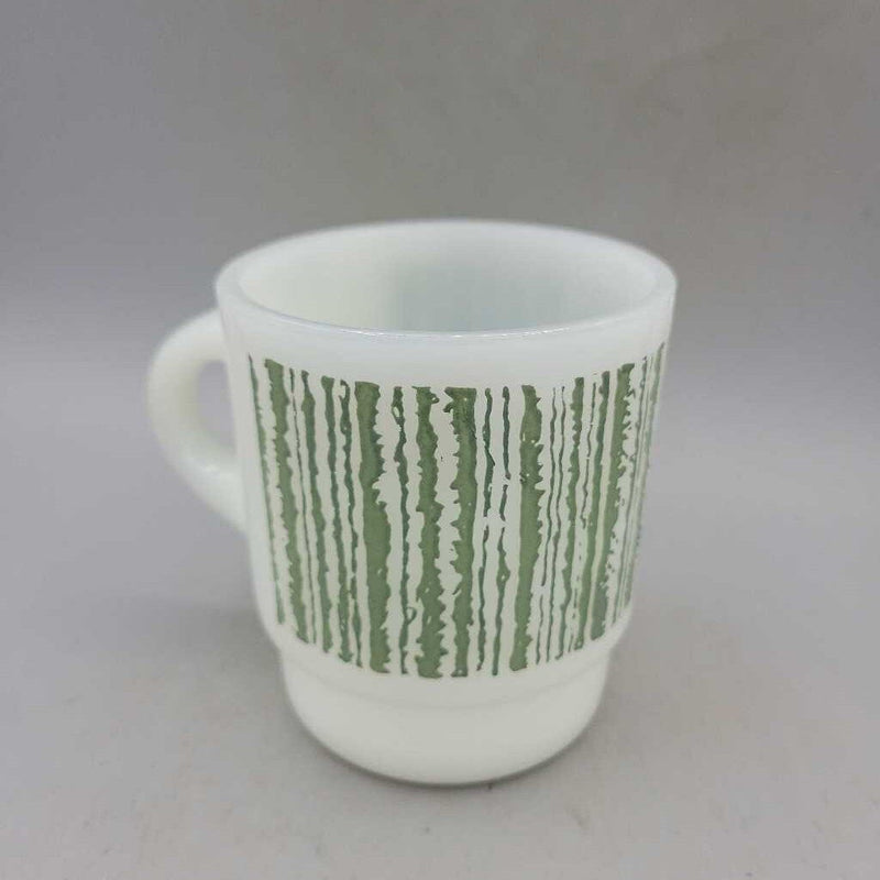 Fire King Mug (RHA) Green Bar