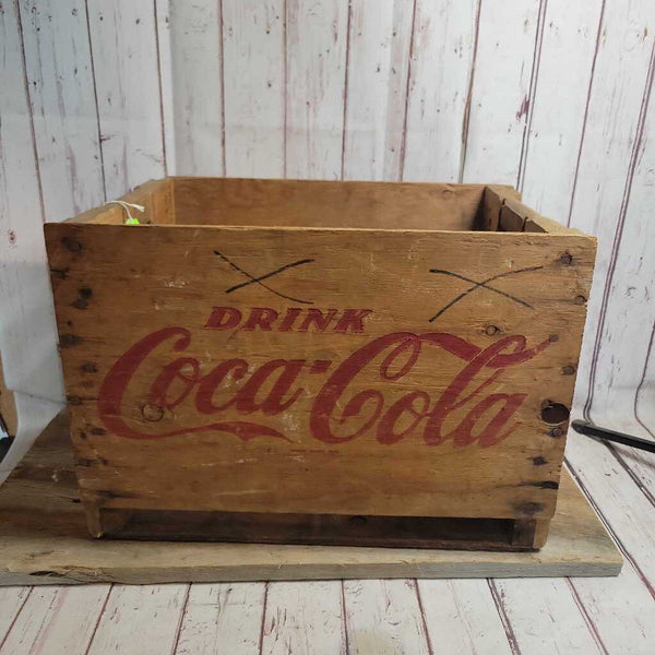 Coca cola coke 1969 wooden crate (JAS)