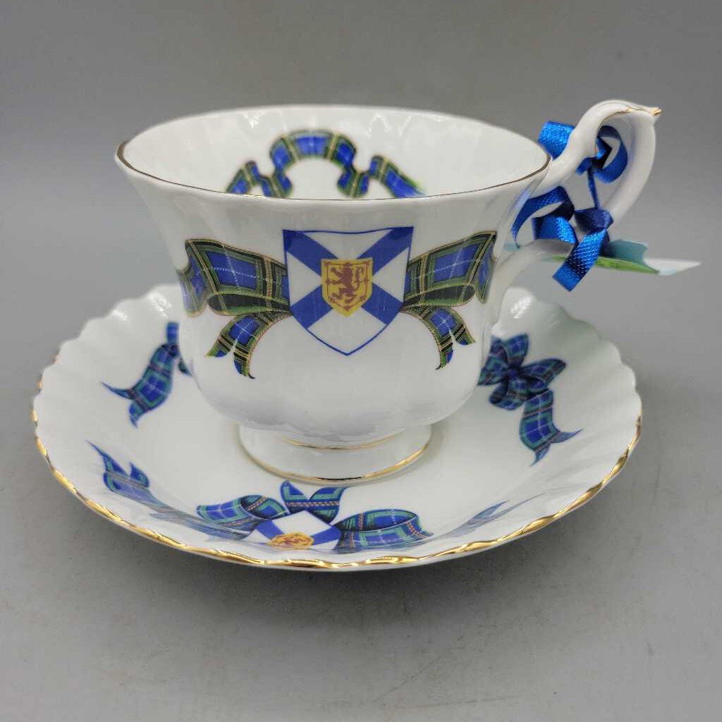 Royal albert Cup and saucer Nova Scotia Tartan (Tre)