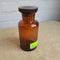 WDV 989 Amber Glass Pharmaceutical Bottle with lid and cork (K)