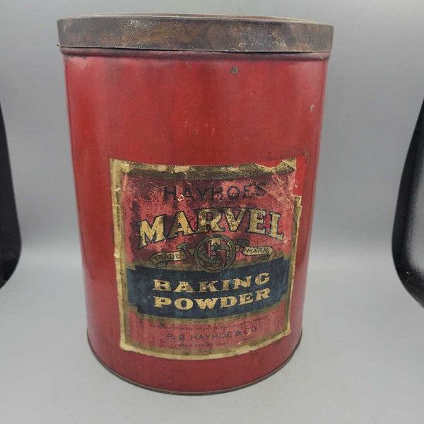 Hayroe's Marvel Baking Powder Tin (JL)