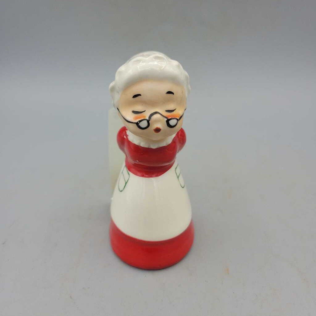 Single Kissing Mrs. Claus Shaker (JAS)