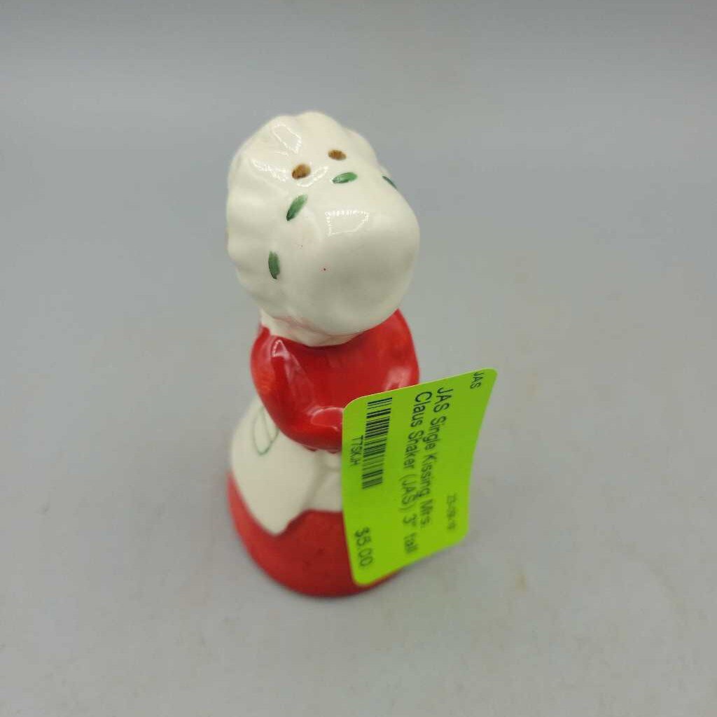 Single Kissing Mrs. Claus Shaker (JAS)