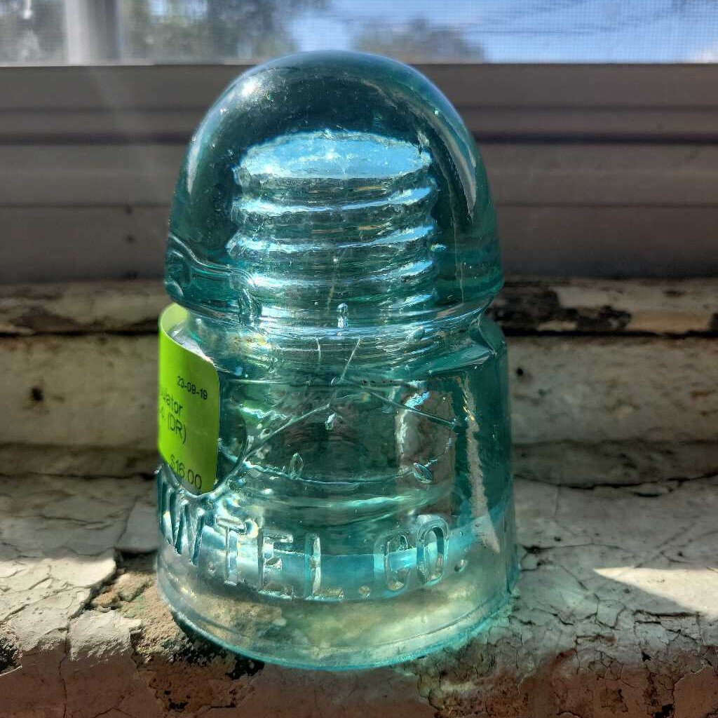 Glass Insulator C.N.W. Tel Co. (DR)