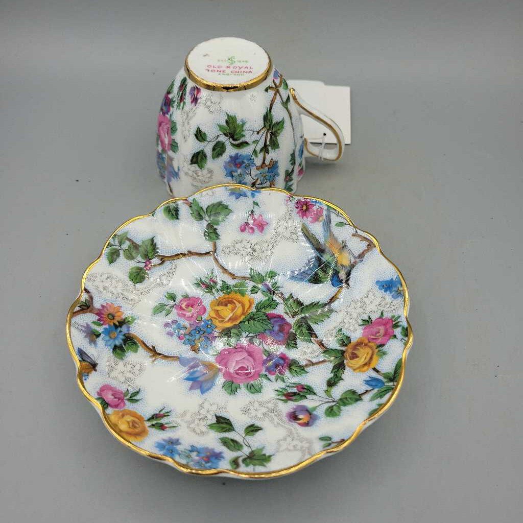 Old Royal Chintz Cup and saucer (JL)