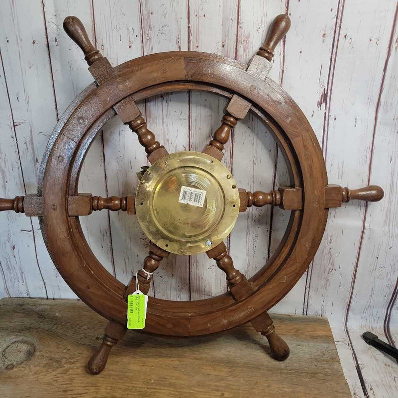 Ship's Wheel Clock (BS)