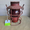 Antique oil Lantern Red Globe (DR)