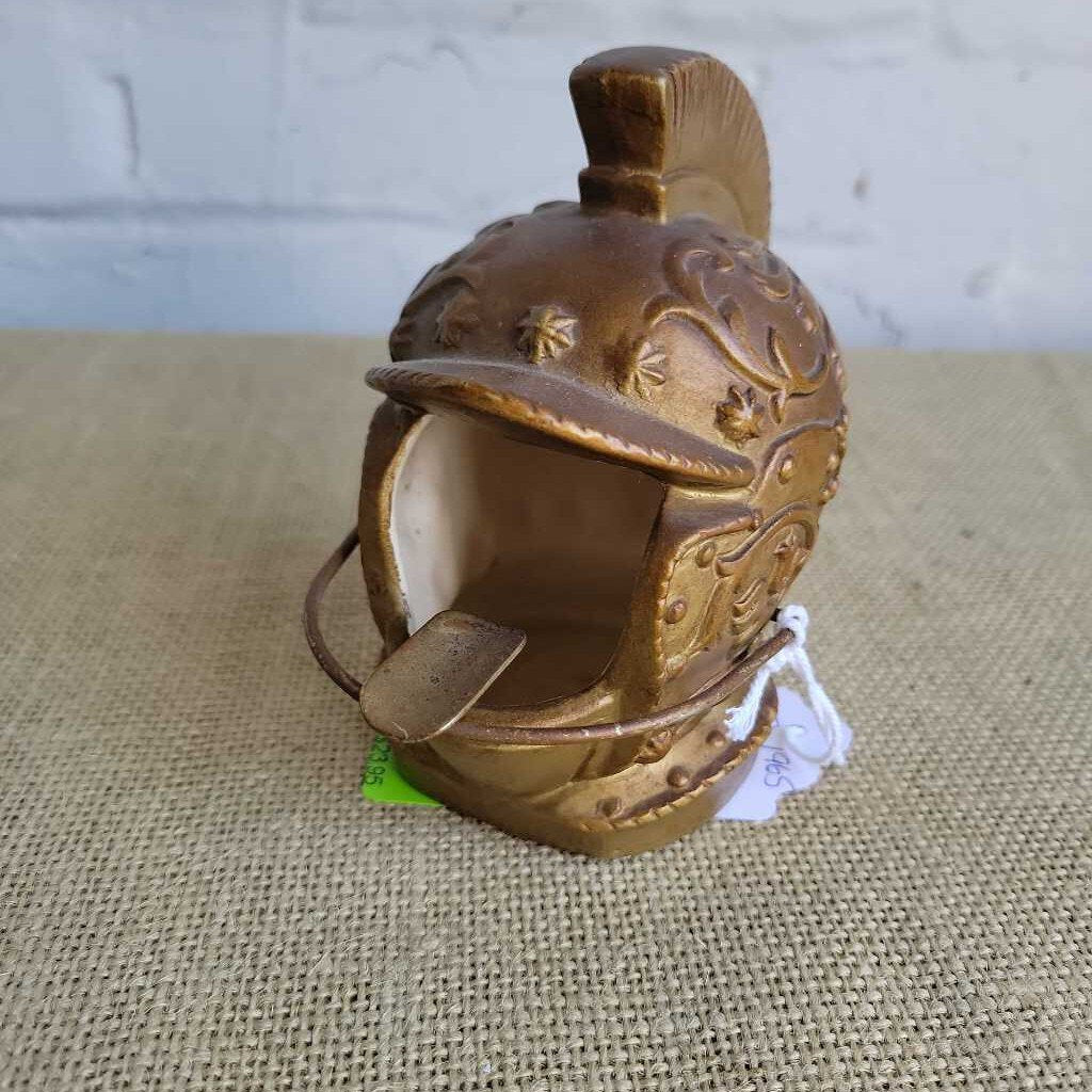 Vintage Ceramic Helmet Ashtray (M2) 1965