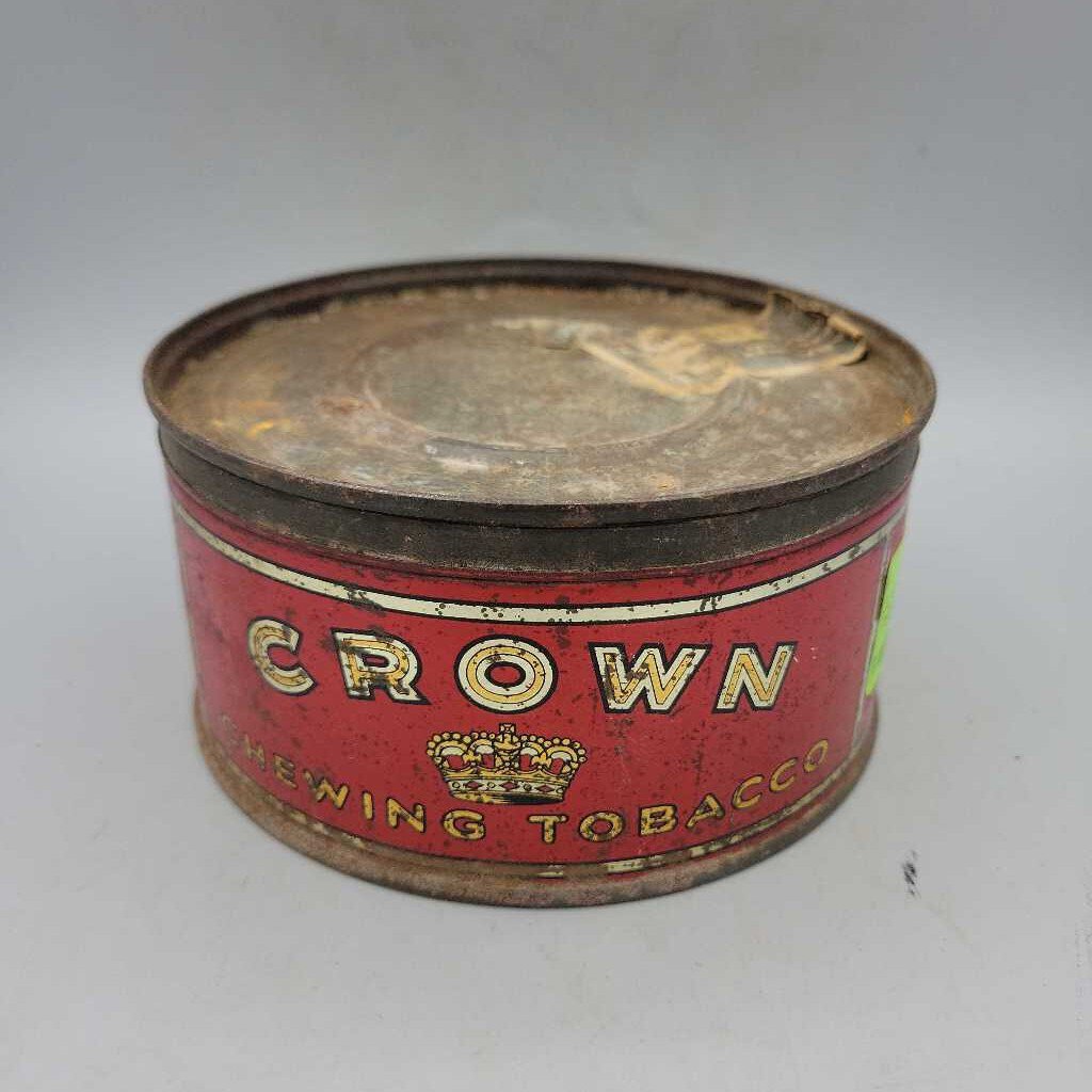 Crown Chewing Tobacco tin (JL)