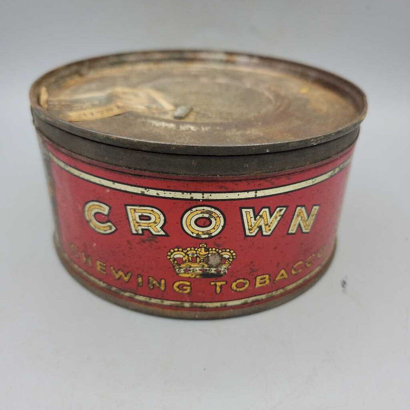 Crown Chewing Tobacco tin (JL)