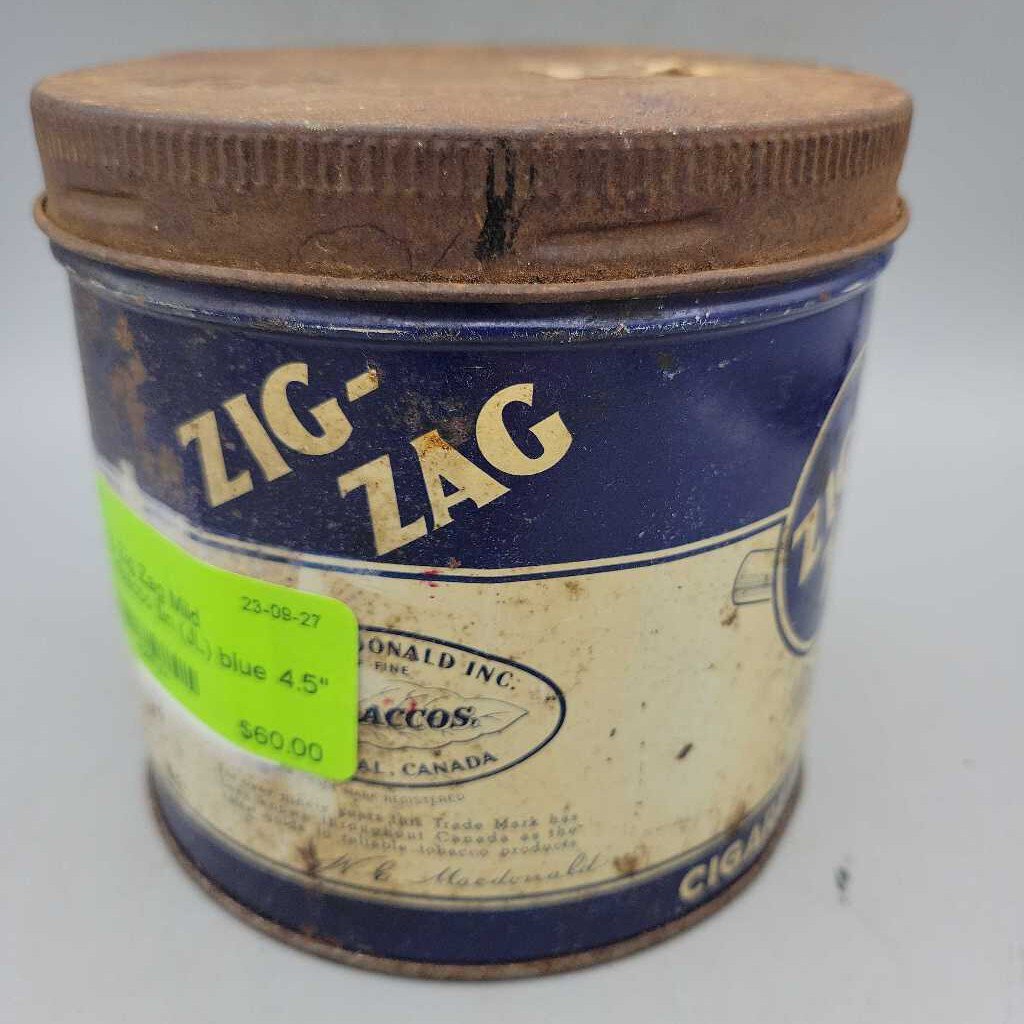 Zig Zag Mild Tobacco tin (JL)