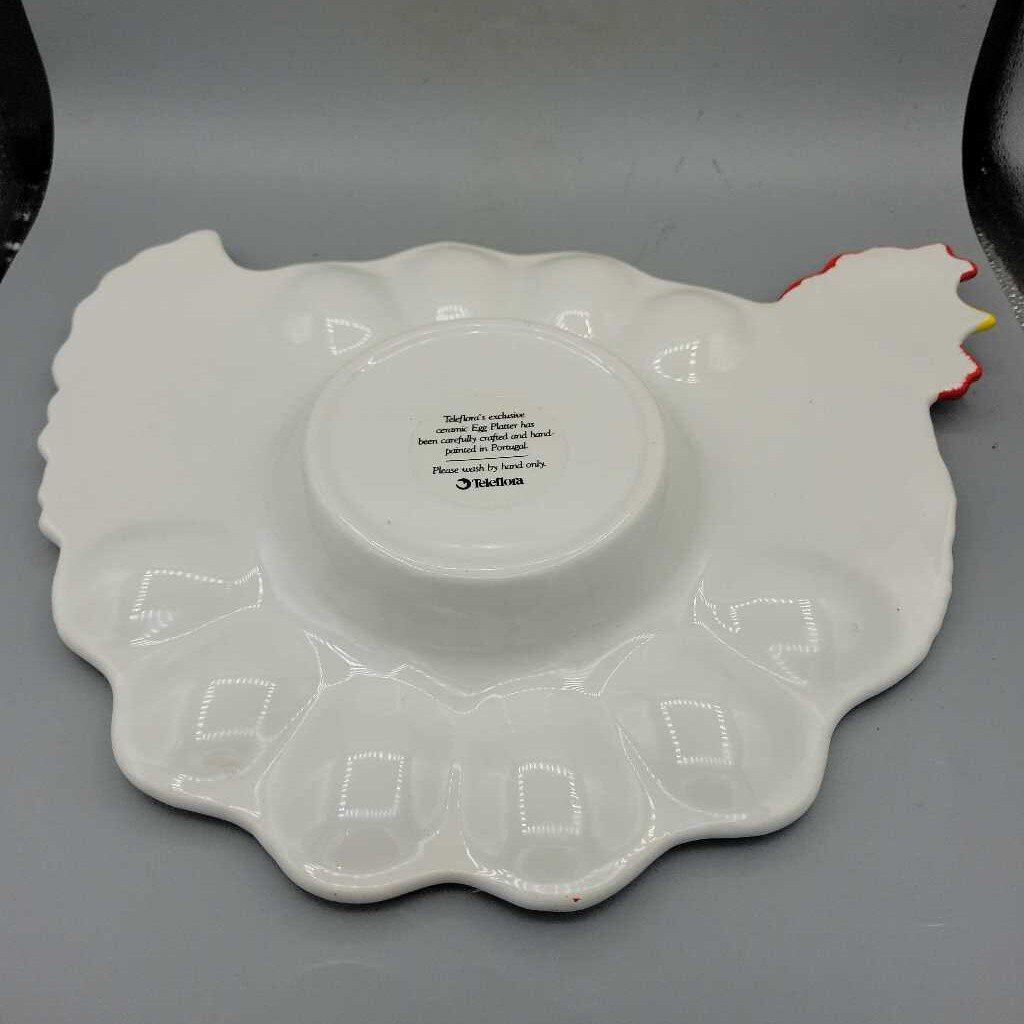 Teleflora Chicken Egg Plate (TRE)