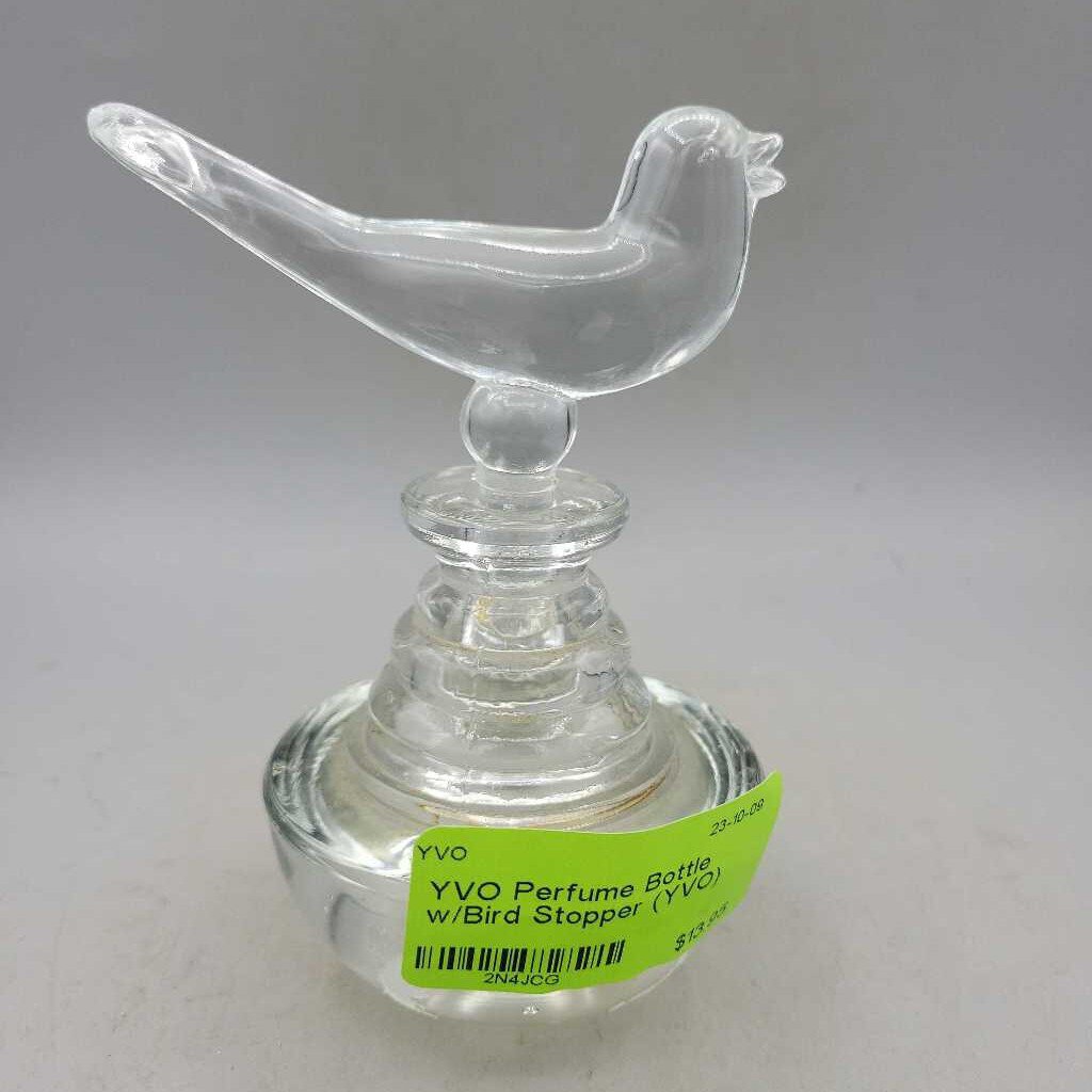 Perfume Bottle w/Bird Stopper (YVO) (310)