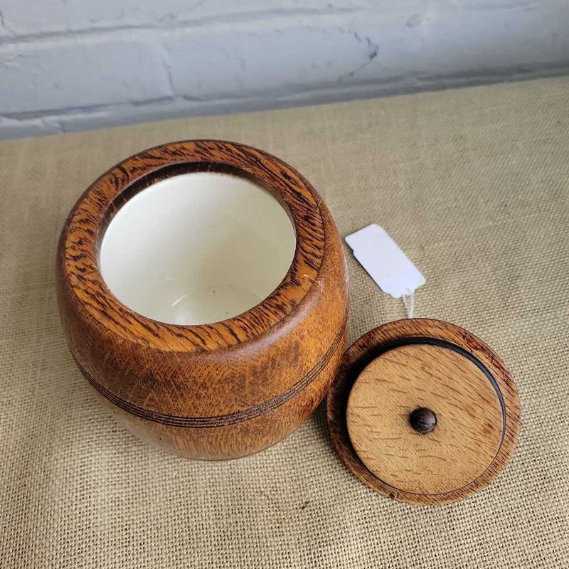 Oak Humidor barrel Porcelain lined (DS) 3026