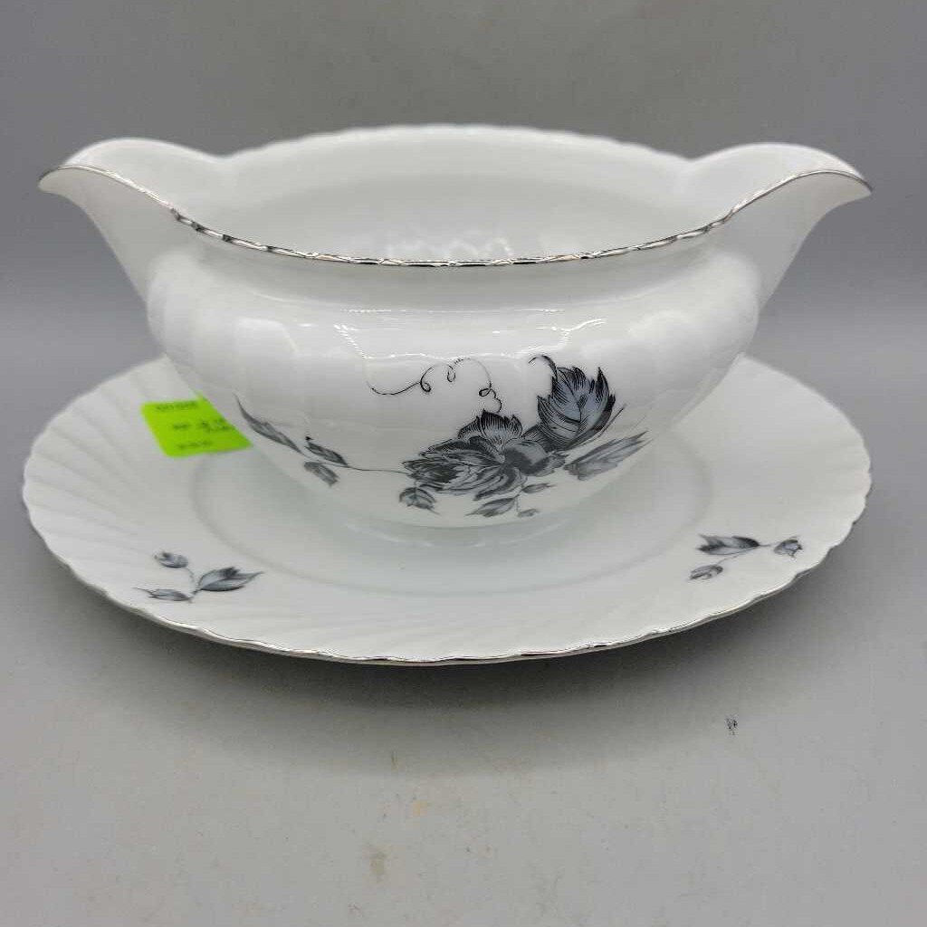 Bavarian Gravy Boat "Rose" (Tre)